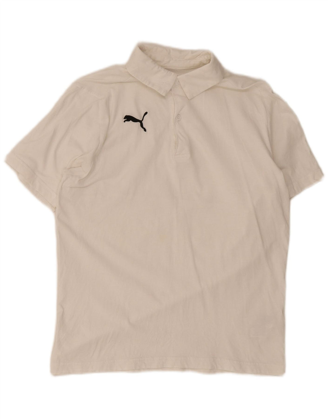 Puma herre poloshirt Medium hvid bomuld