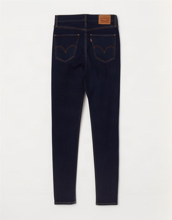 Levi's Kvinder Mile High Super Skinny Jeans W27 L32 Blå Bomuld