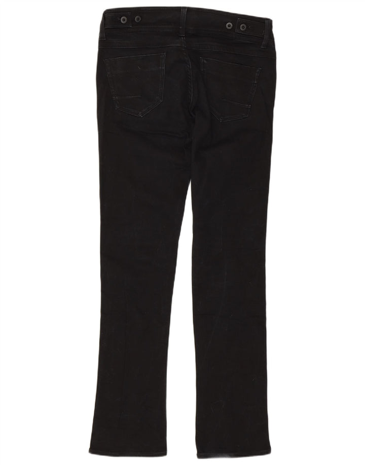G-STAR Womens Skinny Bootcut Jeans W29 L32 Black Cotton