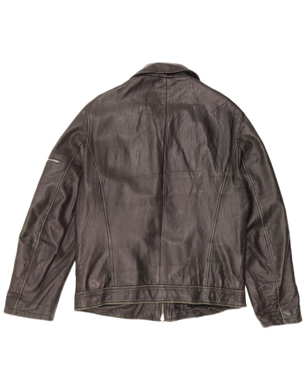 Lavorazione Artigianale Herre Læderjakke IT 48 Medium Sort Læder