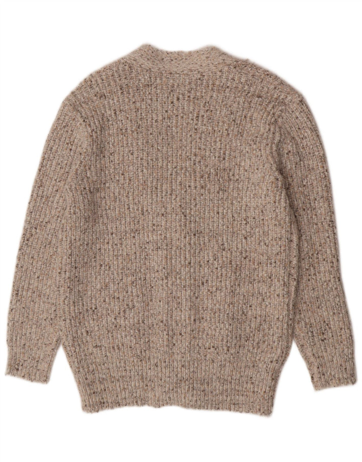 Marks & Spencer Dame Cardigan Sweater UK 14 Medium Beige Flecked