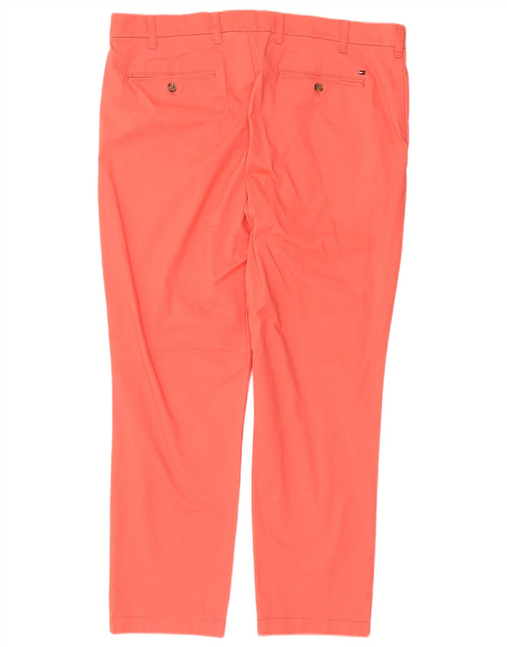Tommy Hilfiger Herre Slim Fit Chino Bukser W38 L30 Pink Bomuld