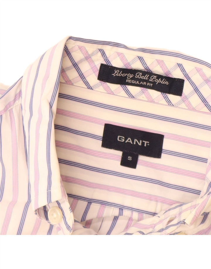 GANT Herre Regular Fit skjorte Lille hvid stribet bomuld