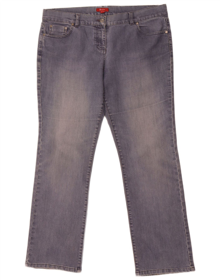 Monsoon Dame Straight Jeans UK 16 Large W38 L31 Blue Cotton