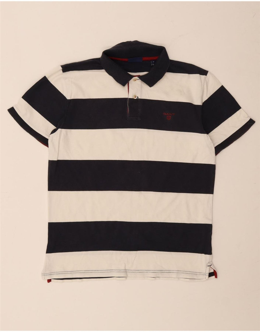 Gant Rugby poloshirt til mænd Medium marineblå stribet bomuld