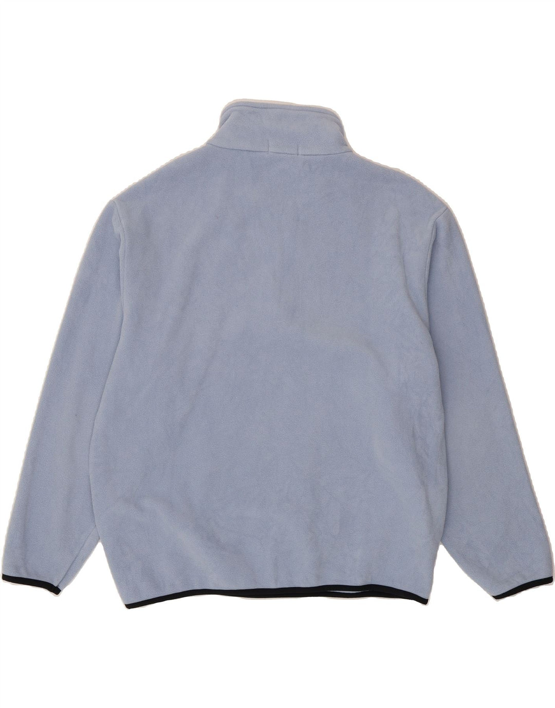 NAUTICA Mens Zip Neck Fleece Jumper Large Blue Polyester Vintage Nautica and Second-Hand Nautica from Messina Hembry 