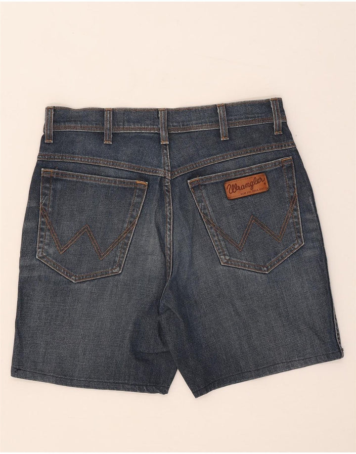 Wrangler Herre Texas Stretch Denim Shorts W33 Medium Blue Bomuld