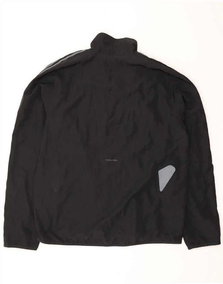 Adidas Herre Climacool Træningsdragt Top Jakke Stor Sort Colourblock