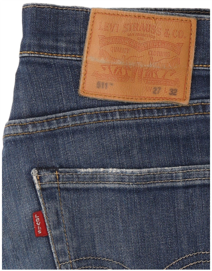 Levi's Herre 511 Slim Jeans W27 L32 Blå Bomuld