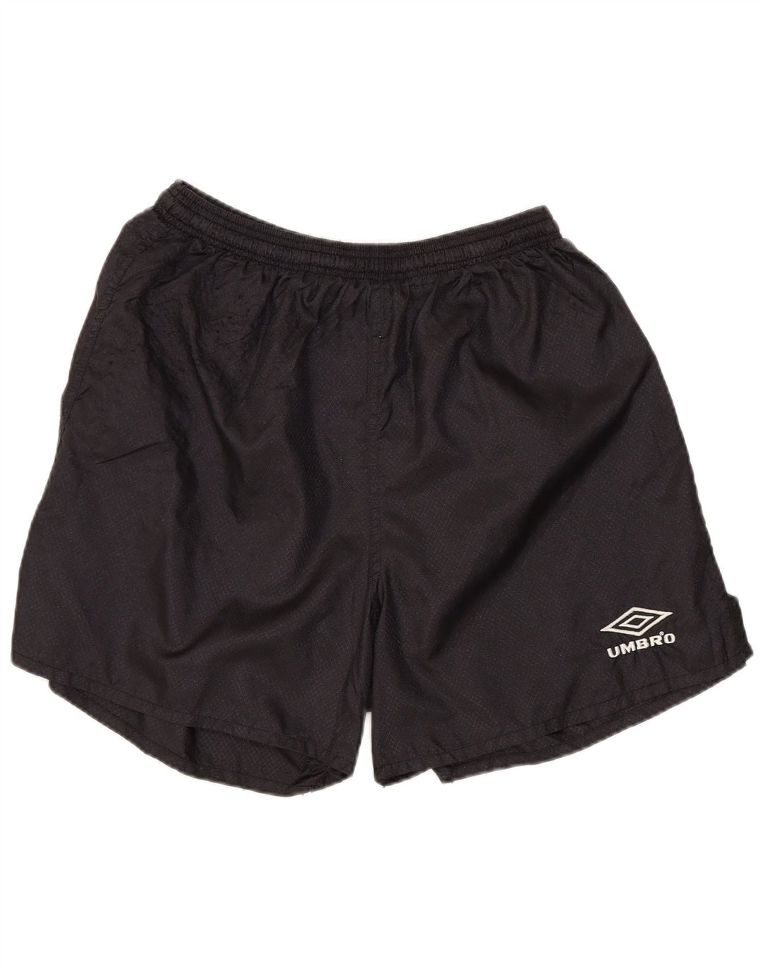 UMBRO Sportsshorts til kvinder UK 12 Medium Black Argyle/Diamond Nylon