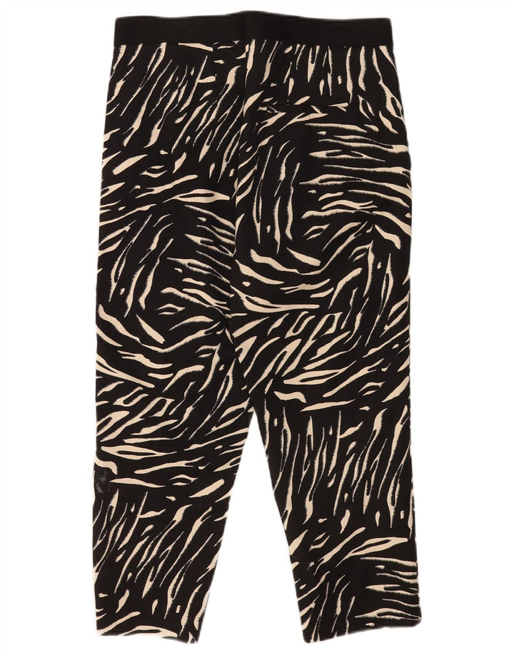 Marks & Spencer Dame Capri Bukser UK 12 Medium W30 L21 Sort