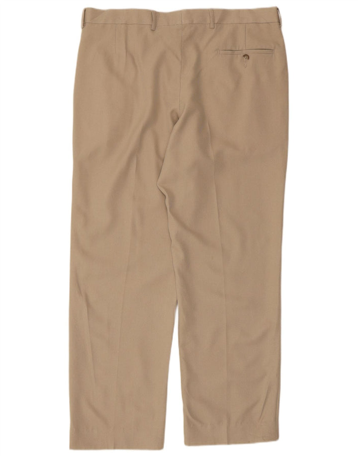 Marks & Spencer Straight Suit Bukser til mænd W34 L31 Beige