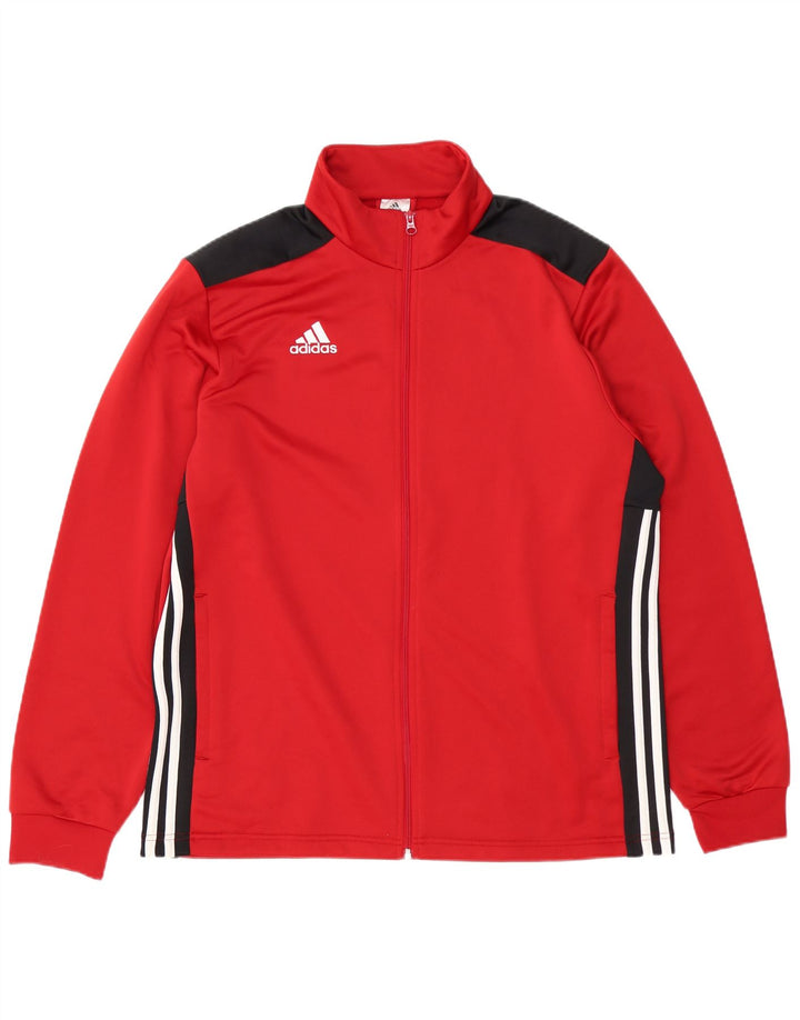 ADIDAS Træningsdragt til mænd Topjakke XL Rød Colourblock Polyester