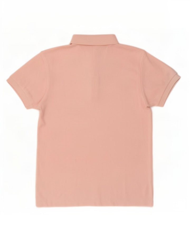Lacoste Dame Polo Shirt Størrelse 38 Medium Pink Bomuld