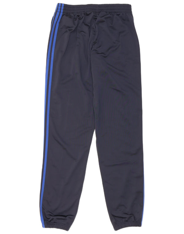 Adidas Drenge Træningsdragt Bukser Joggers 15-16 År Marineblå Polyester