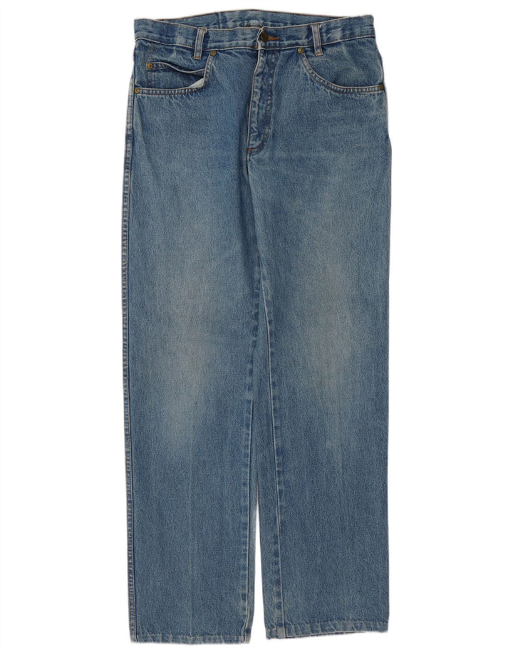 CROWN Straight Jeans til mænd IT 48 Medium W32 L31 Blå Bomuld