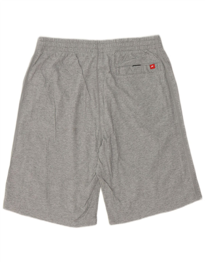 NIKE Mens Sport Shorts Large  Grey Cotton