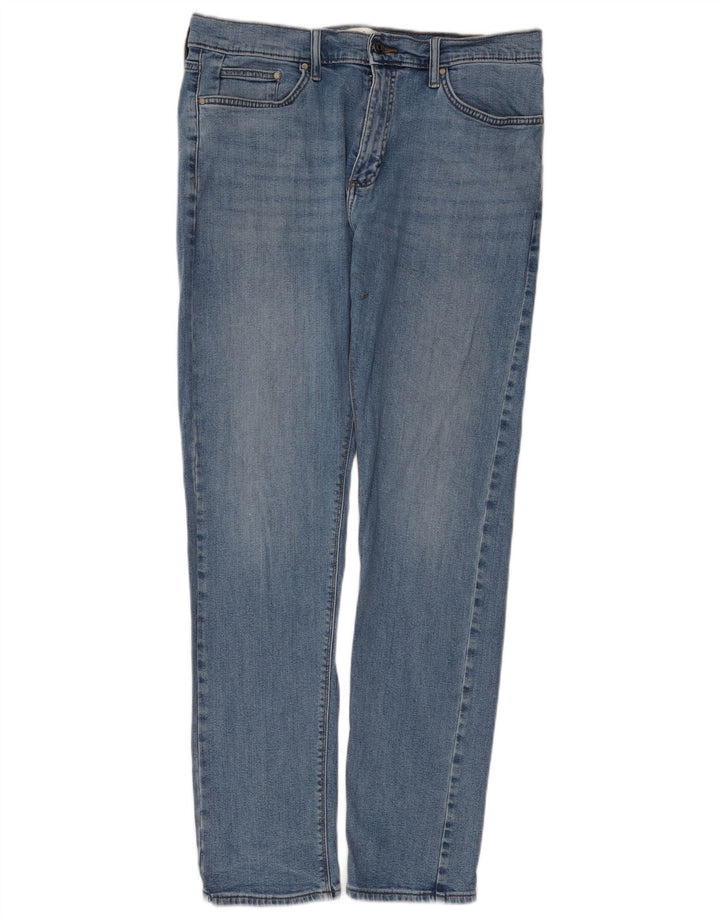 Marks & Spencer Herre Slim Jeans W34 L33 Blå Bomuld