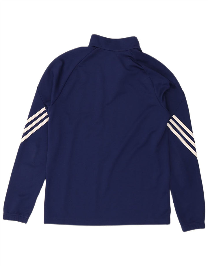 Adidas drenge Climalite pullover træningsdragt top 13-14 år XL marineblå