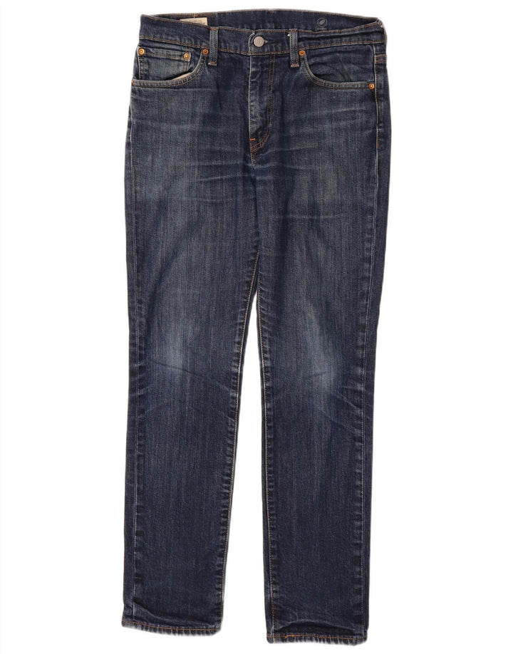 LEVI'S Herre 511 Slim Jeans W32 L30 Marineblå Bomuld