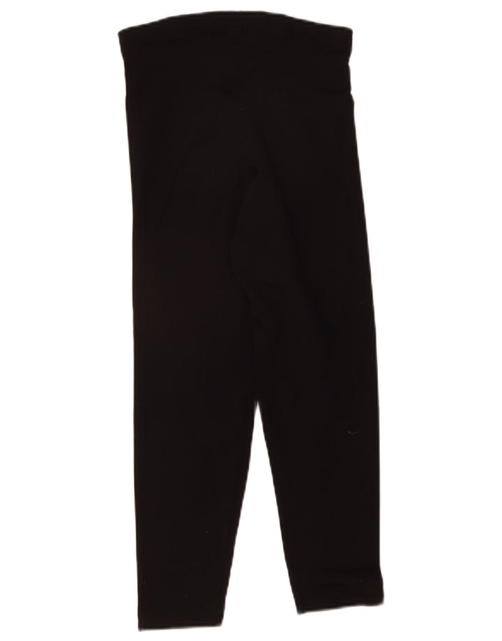 ADIDAS Womens Leggings UK 10 Small Black Polyamide