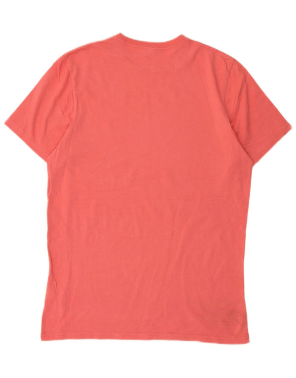Jack Wills Herre Classic Fit T-shirt Top Medium Pink Bomuld