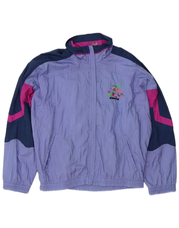 Diadora træningsdragt topjakke til kvinder UK 16 Stor lilla farveblok