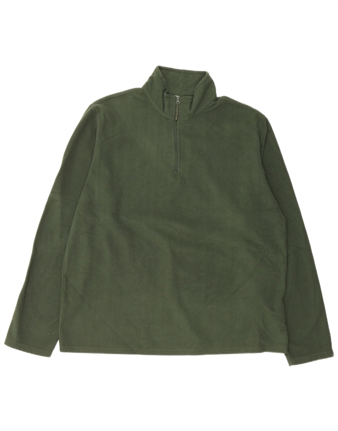 Mountain Warehouse Herre Fleece Jumper med lynlås XL Grøn Polyester