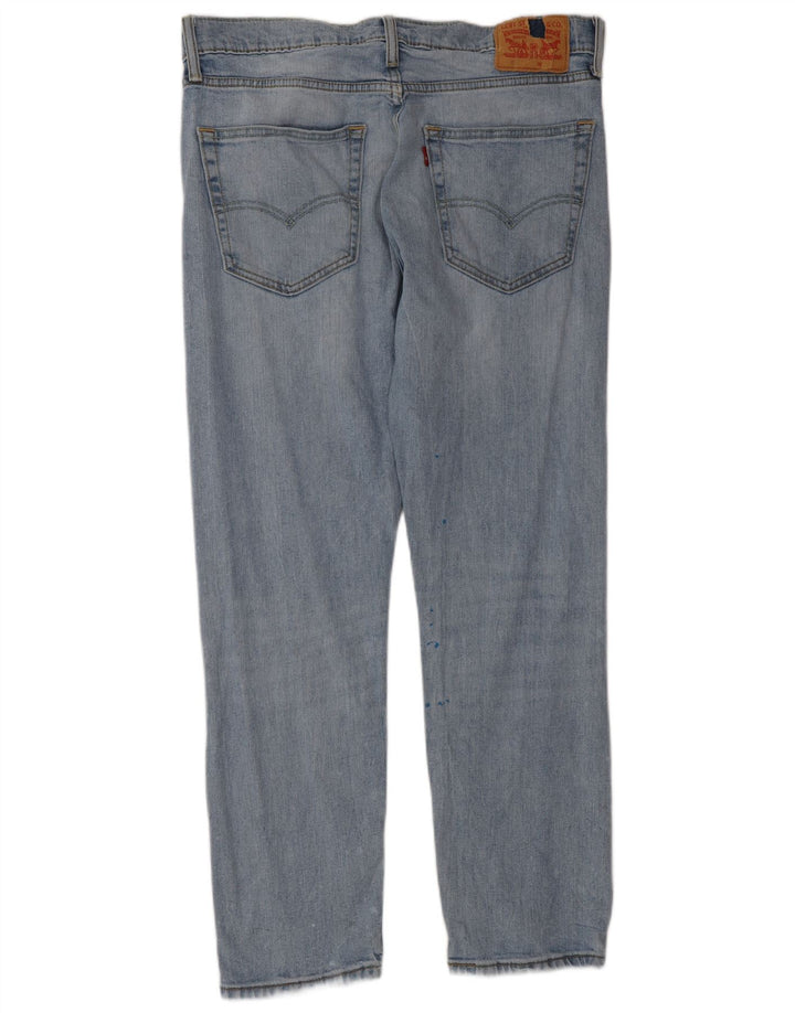 Levi's Herre 502 Slim Tapered Jeans W33 L30 Blå Bomuld