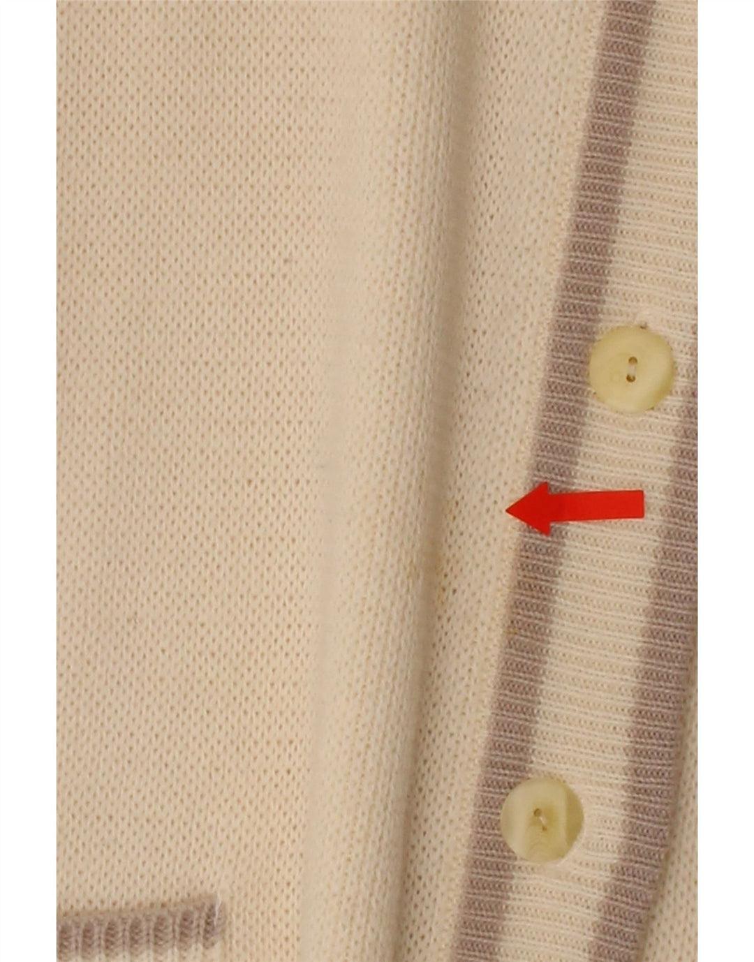HUDSON Womens Oversized Cardigan Sweater EU 46 XL Off White Fair Isle Vintage Hudson and Second-Hand Hudson from Messina Hembry 