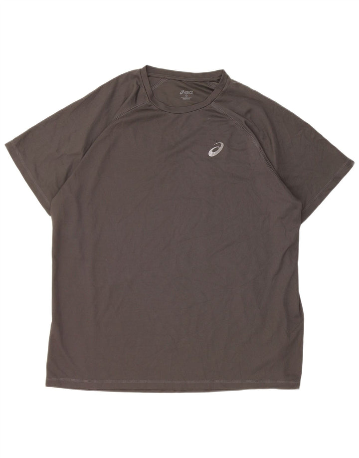Asics Herre T-Shirt Top 2XL Grå Polyester