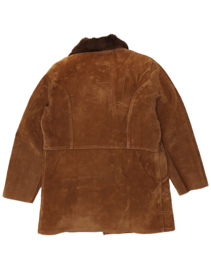 Vintage Sherpajakke til mænd UK 42 XL Brun