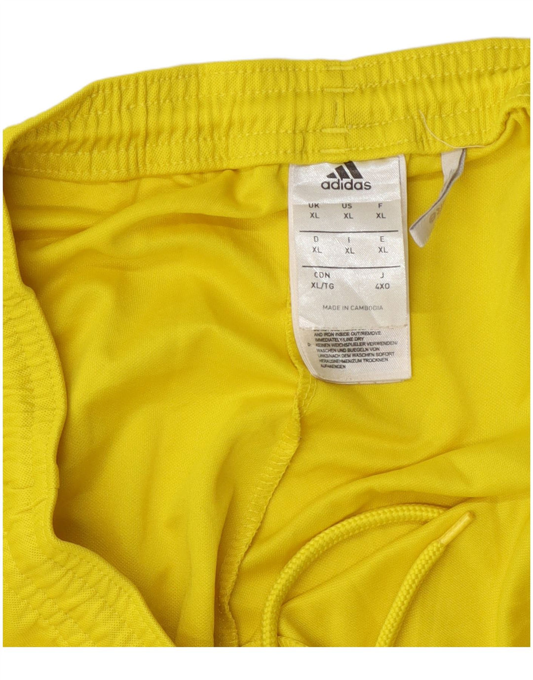Adidas Herre Climalite Sport Shorts XL Gul Polyester