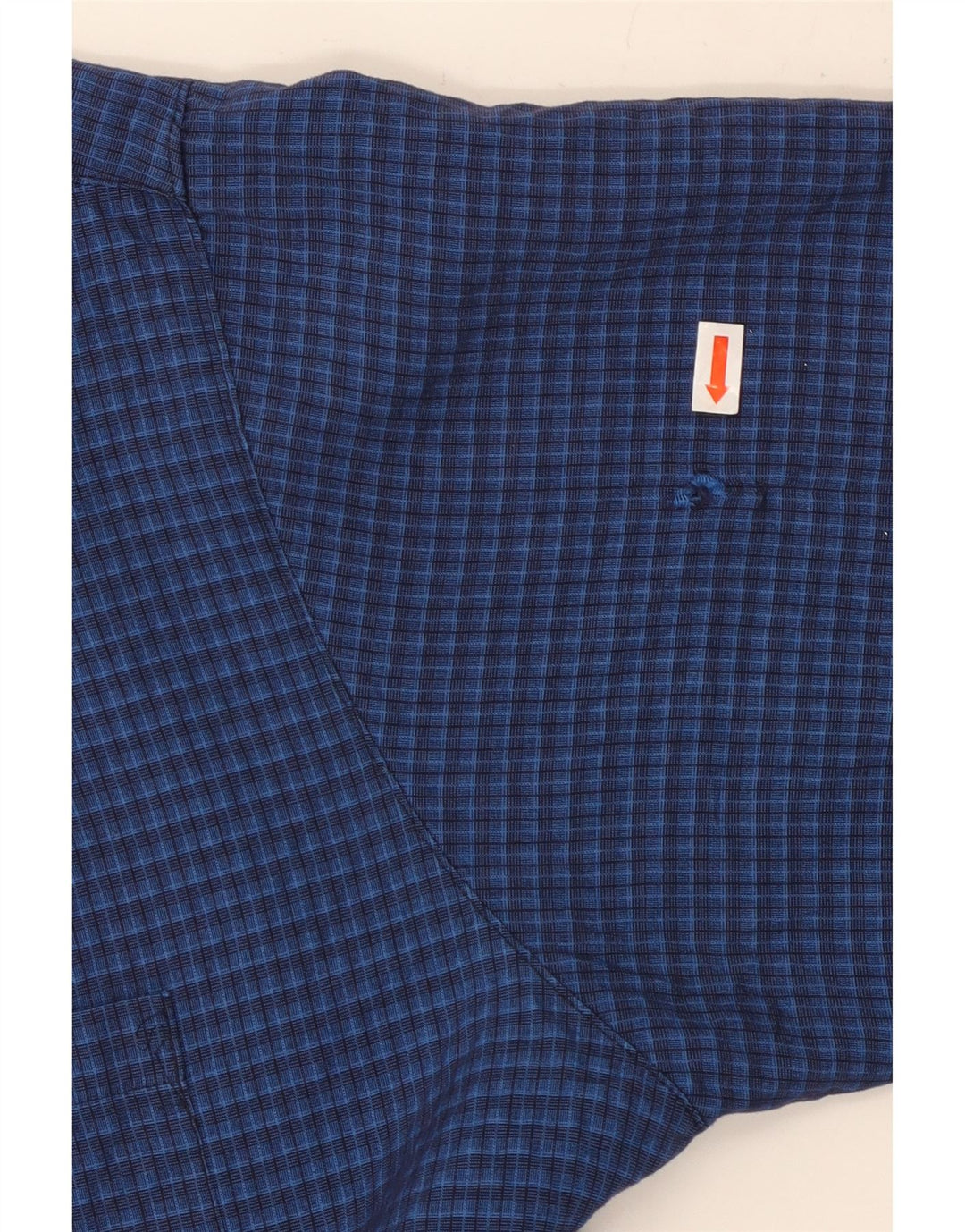 MOSSIMO Kortærmet Herreskjorte XL Blå Gingham Rayon