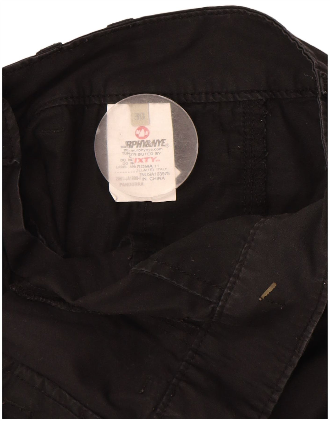 Murphy & Nye Dame Capri Bukser W30 L20 Sort