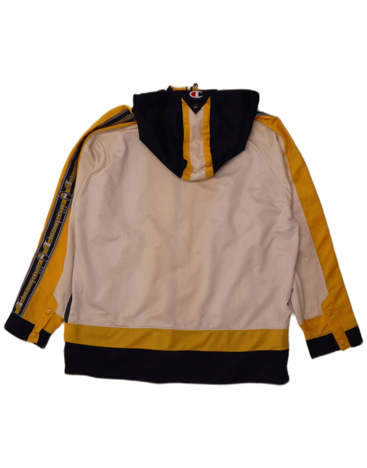 CHAMPION Mens Graphic Full Tracksuit Medium  Navy Blue Colourblock