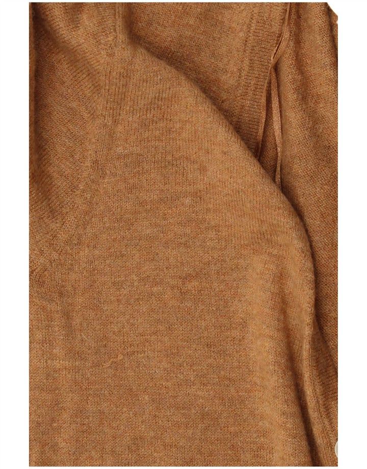 South Coast Dame Cardigan Sweater UK 8 Small Beige Uld