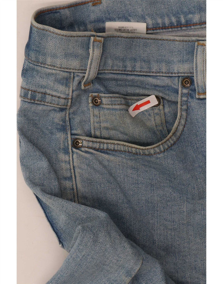 Marks & Spencer Straight jeans til mænd W38 L28 Blue Cotton