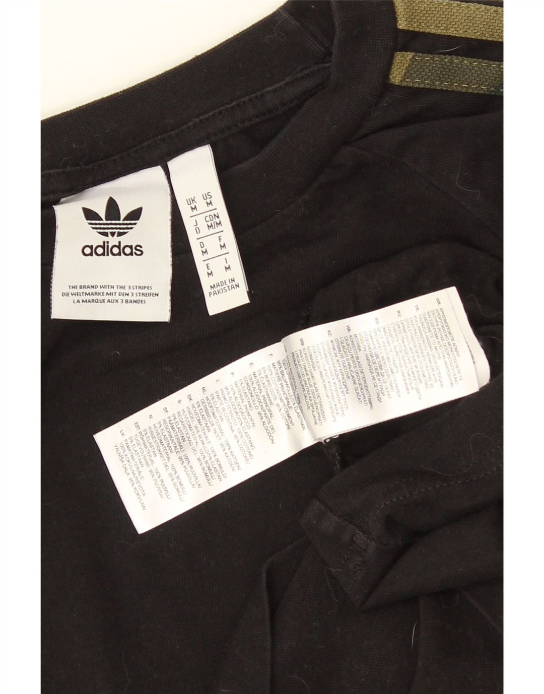 ADIDAS Herre Top Langærmet Medium Sort Bomuld