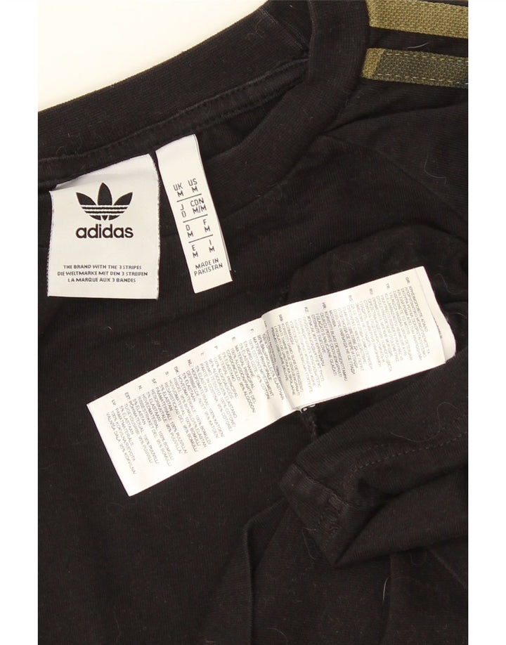 ADIDAS Herre Top Langærmet Medium Sort Bomuld
