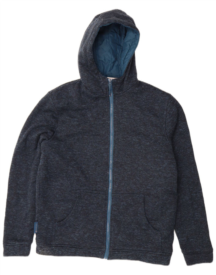 Mountain Warehouse Herre hættetrøje med lynlås Large Navy Blue Flecked