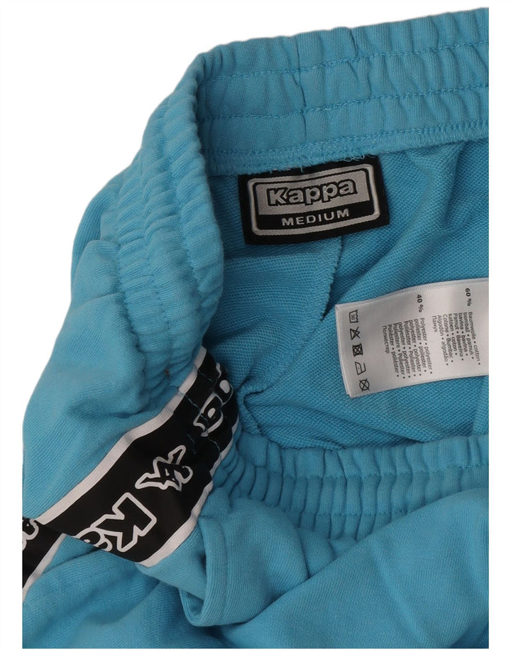 Kappa Herre grafiske sportsshorts Medium Blue Colourblock Bomuld