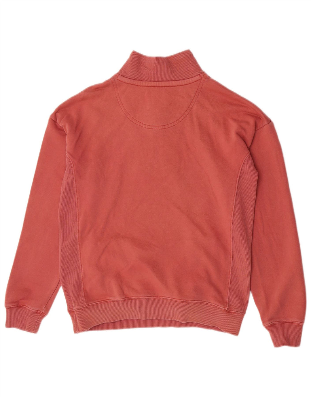 Fat Face Dame Oversized Zip Neck Sweatshirt Jumper UK 10 Small Pink