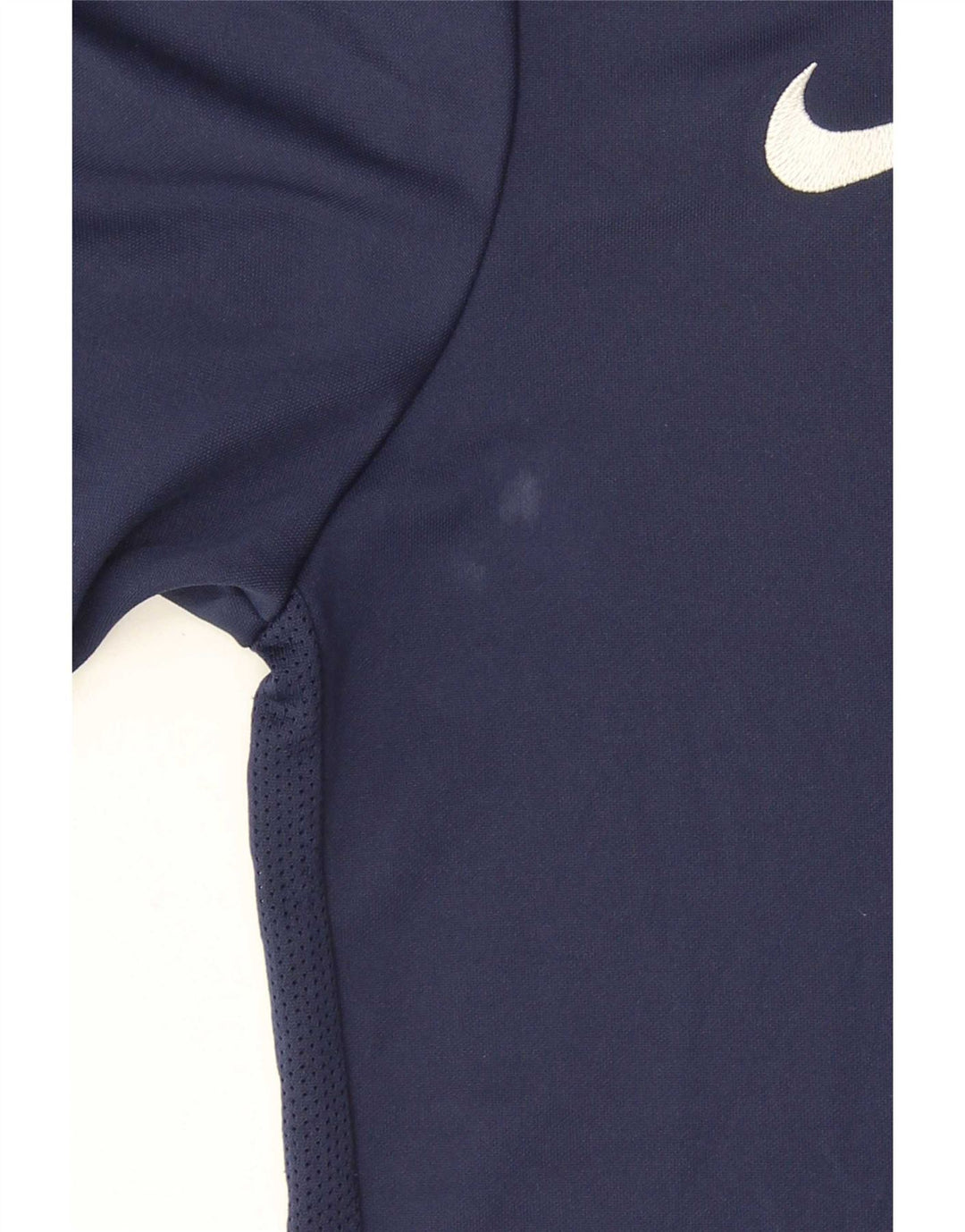 Nike Dri Fit T-shirt top til mænd, lille marineblå polyester