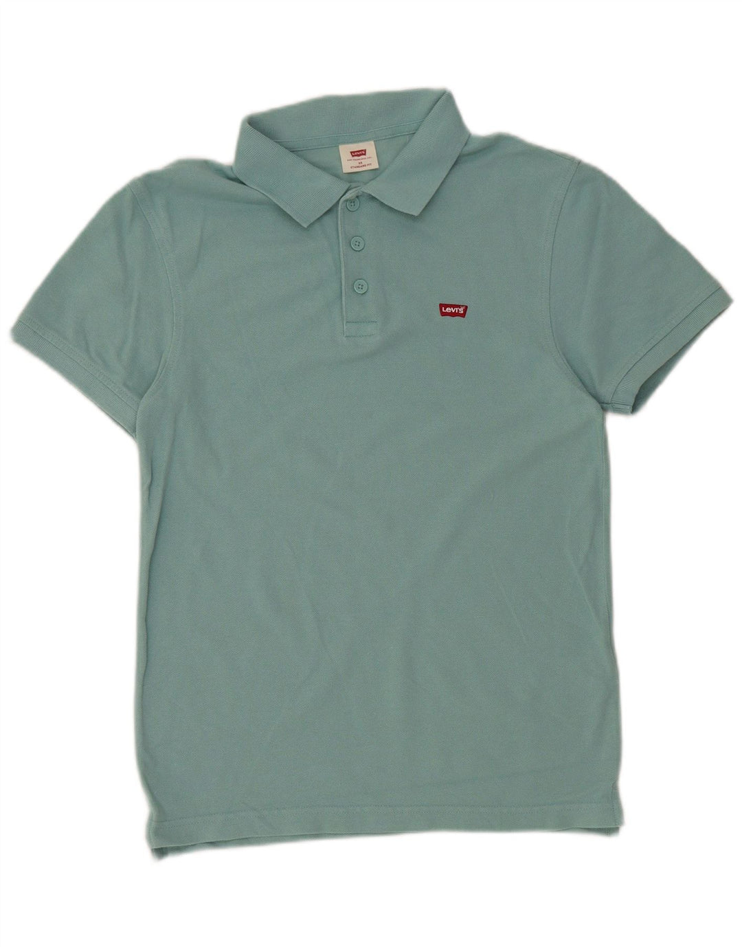 Levi's herre poloshirt med standard pasform XS blå bomuld
