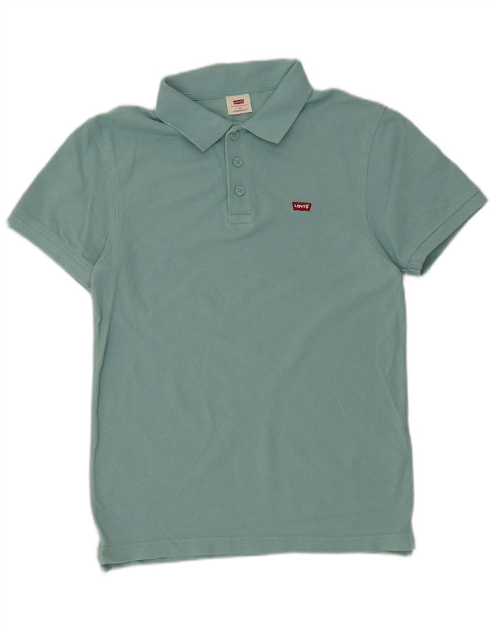 Levi's herre poloshirt med standard pasform XS blå bomuld