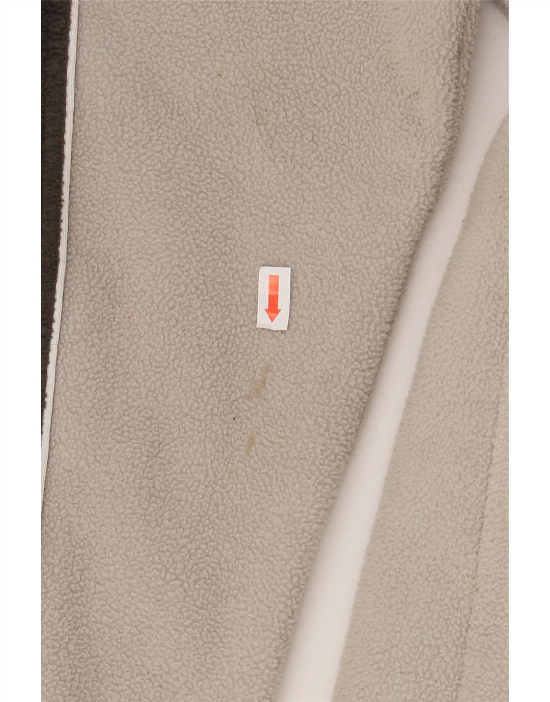 VINTAGE Mens Zip Neck Fleece Jumper Large Grey Colourblock Polyester Vintage Vintage and Second-Hand Vintage from Messina Hembry 