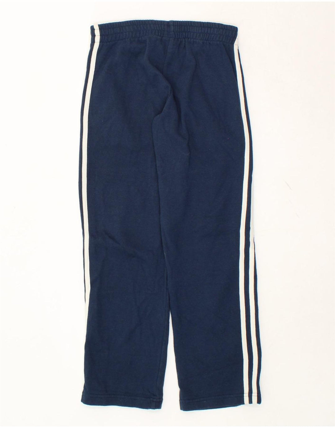 ADIDAS Boys Tracksuit Trousers 7-8 Years Navy Blue Flecked Polyester Vintage Adidas and Second-Hand Adidas from Messina Hembry 