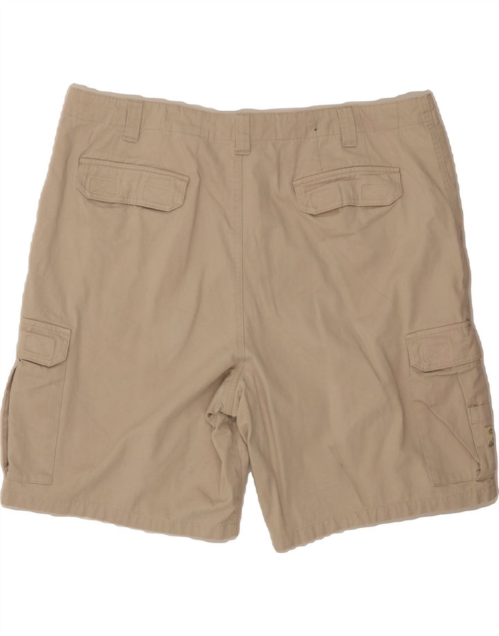EDDIE BAUER Mens Cargo Shorts Size 2XL W42  Beige Cotton Vintage Eddie Bauer and Second-Hand Eddie Bauer from Messina Hembry 