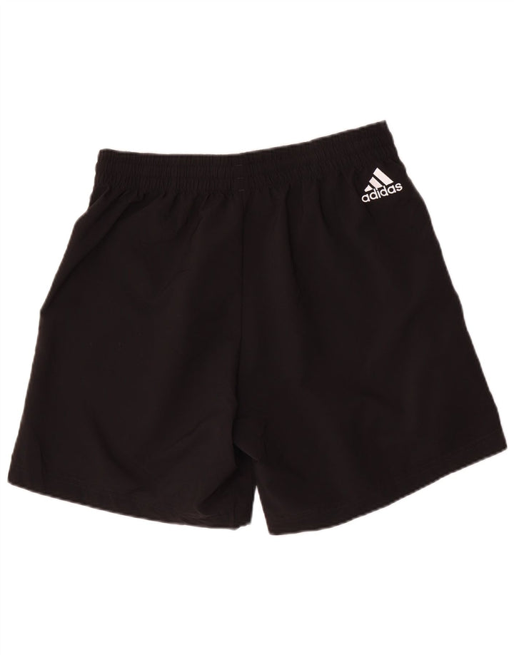 Adidas grafiske sportsshorts til mænd mellem sort polyester